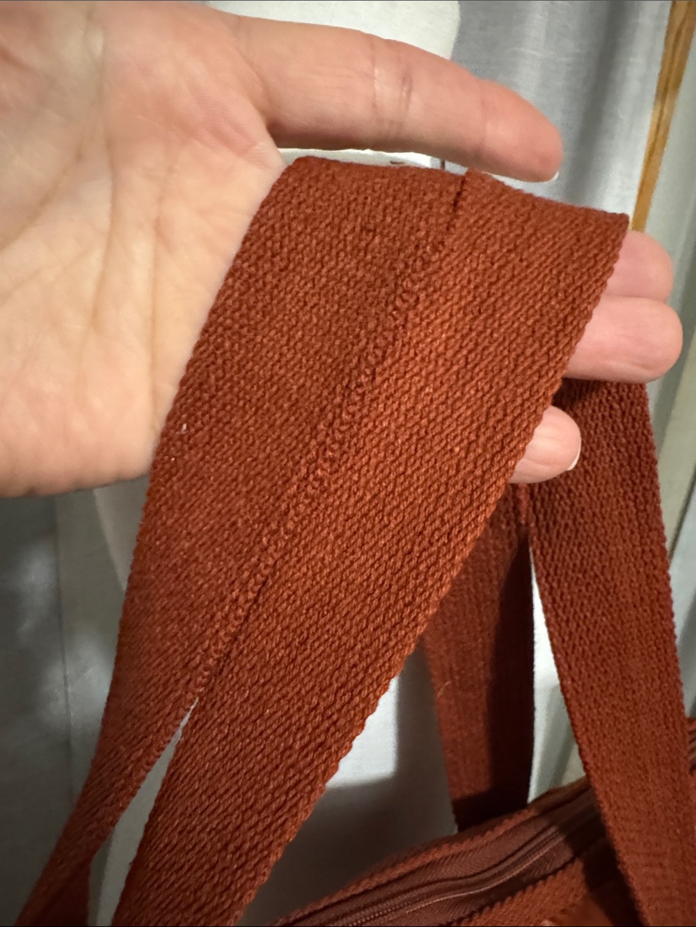 Vintage (70’s) Quilted Spacesac Duffle-Terra Cotta-GUC - Picture 9 of 17